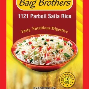 Baig Brothers 1121 Parboil Saila Rice 10 KG